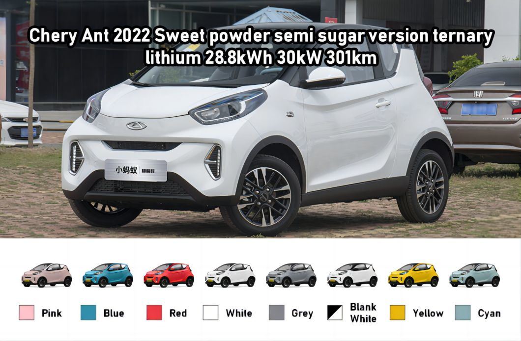 China Chery Little Ant Edition Mini Auto Electric Car 0km Brand New Energy Vehicle Car
