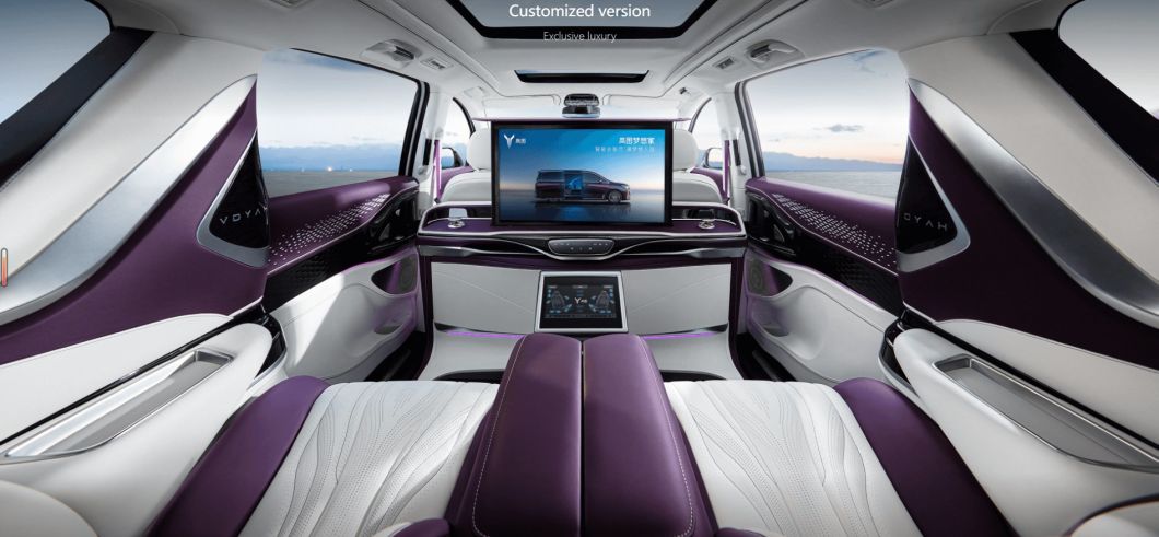 China Hot Selling Long Rang Premium Edition Pure Electric 4X4 MPV Car for Business