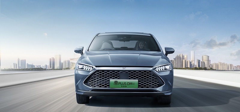 Byd Qin Plus 2024 Honor Version Dm-I 120Km Leading Edition Hybrid Car