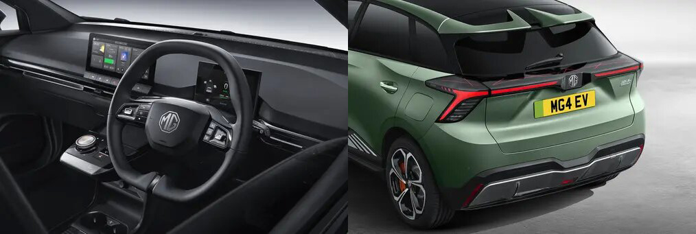 High performance RWD New China vehicle electric cars price MG 4 EV