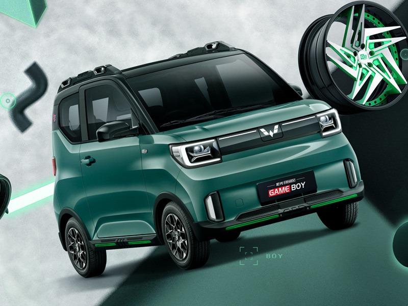 Cool Economical New Energy Vehicle Wuling Hongguang MINI EV Electric Auto For Adult