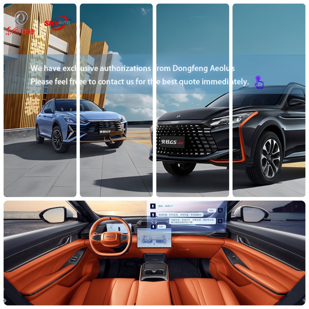 Factory Hot Selling 2024 Dongfeng Aeolus Haoji Luxury New Gasoline Car Petrol Car Vehicle