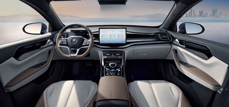 Byd Qin Plus 2024 Honor Version Dm-I 120Km Leading Edition Hybrid Car