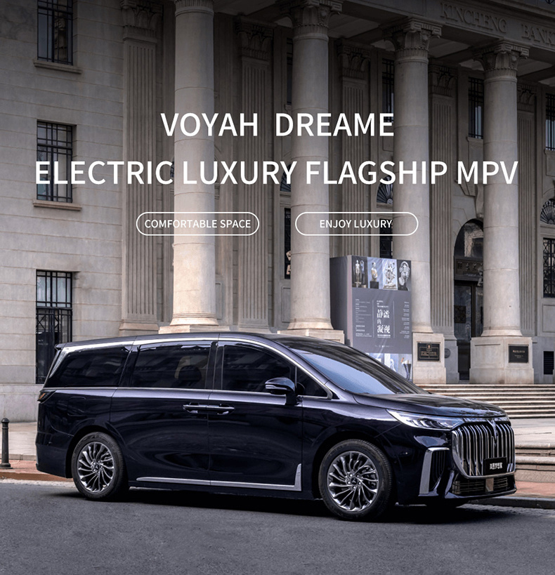 China Hot Selling Long Rang Premium Edition Pure Electric 4X4 MPV Car for Business